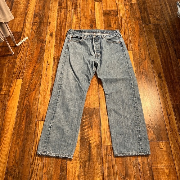 Levi’s 501 blue denim jeans 33 waist - Picture 8 of 16